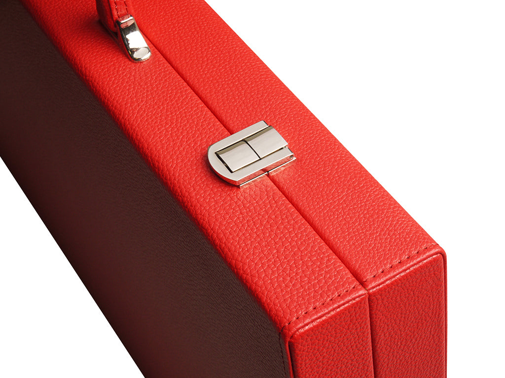 19-inch Premium Backgammon Set - Red - American-Wholesaler Inc.