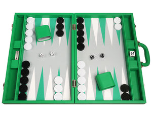 Ensemble de Backgammon Premium de 48 x 64 cm - Vert