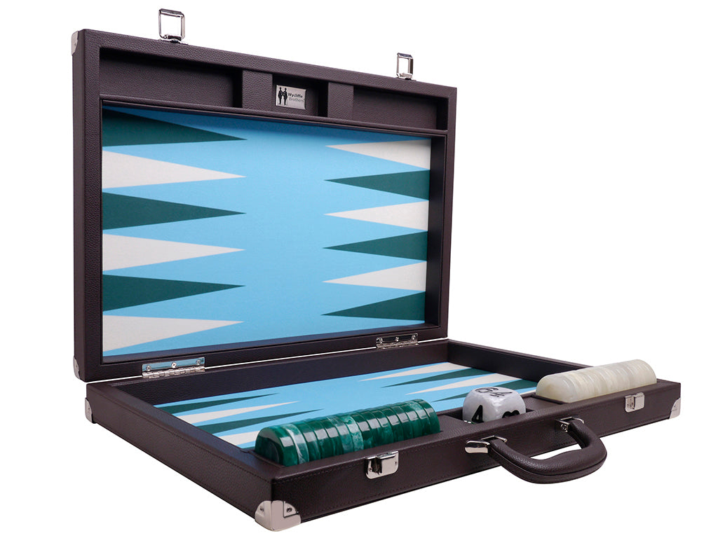 Wycliffe Brothers Set Backgammon Professionnel 21 Pouces - Etui Noir Wycliffe Brothers Set Backgammon Professionnel 21 Pouces - Etui Noir