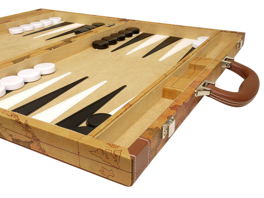 
                  
                    18-inch Map Backgammon Set - Brown Board - EUR - American-Wholesaler Inc.
                  
                