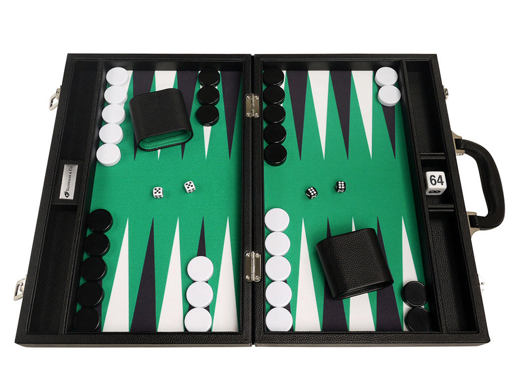 
                  
                    16-inch Premium Backgammon Set - Black with White and Black Points - GBP - American-Wholesaler Inc.
                  
                